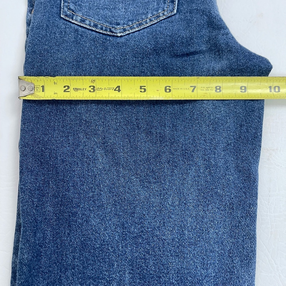RSQ Dark Blue Flare Jeans, Patch Front Pockets – Size 25 - Picture 5 of 12
